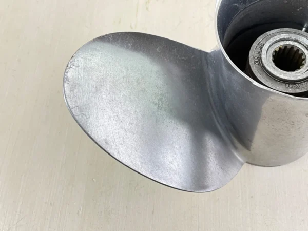 Honda 14 1/4 x 19P Stainless Steel Prop – 3 Blade OEM 58233-ZY3-B19H