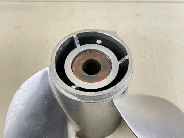 Honda 14 1/4 x 19P Stainless Steel Prop – 3 Blade OEM 58233-ZY3-B19H