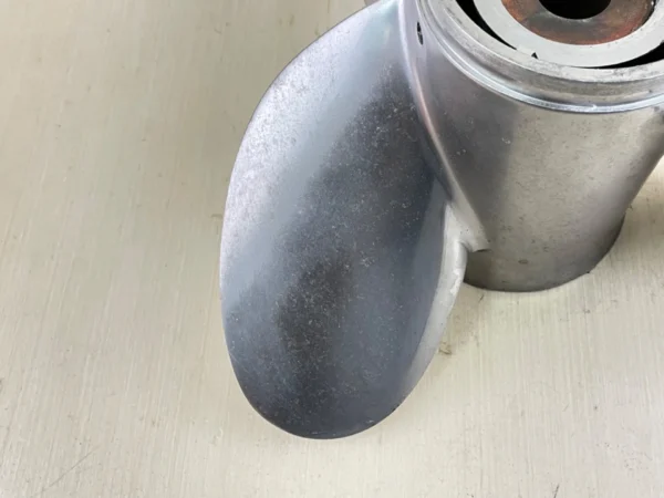 Honda 14 1/4 x 19P Stainless Steel Prop – 3 Blade OEM 58233-ZY3-B19H