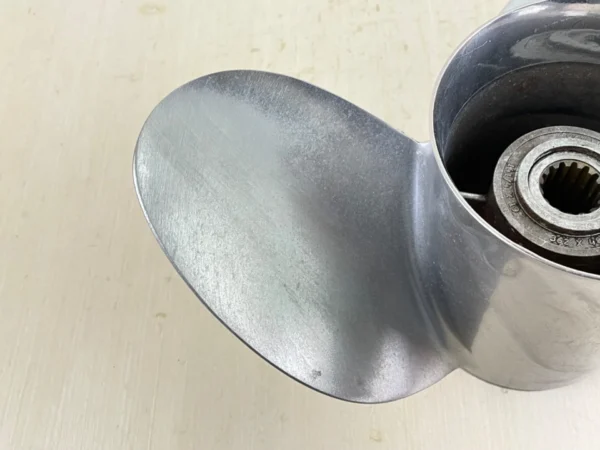 Honda 14 1/4 x 19P Stainless Steel Prop – 3 Blade OEM 58233-ZY3-B19H