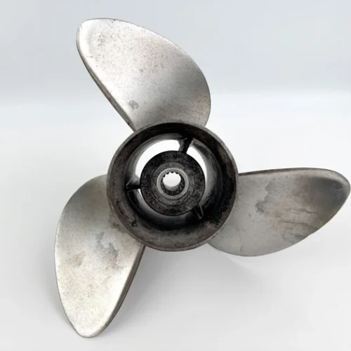 OMC Johnson Evinrude Stainless Prop 176617 – 14 3/4 x 19P, 3-Blade