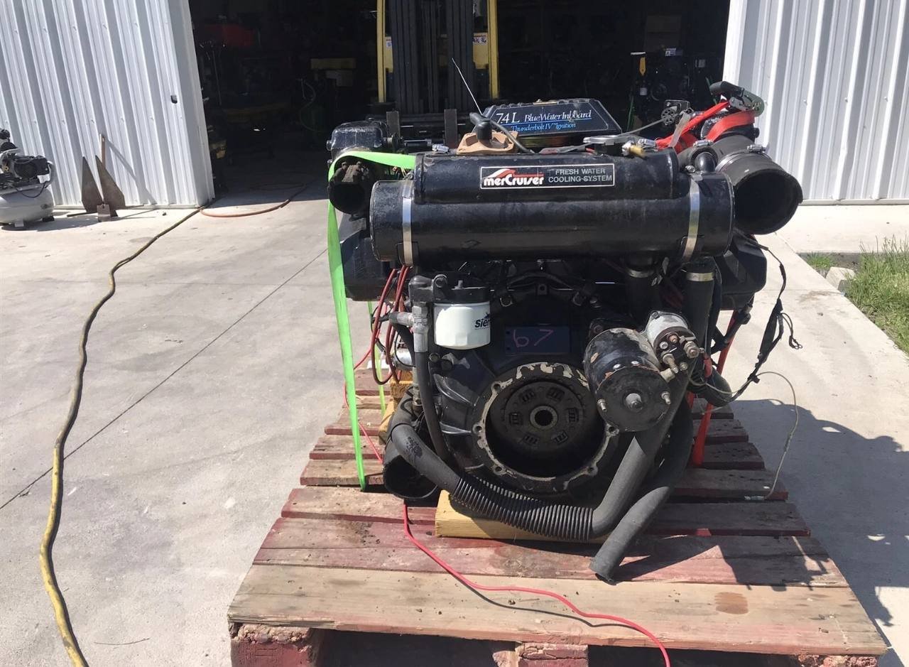 MerCruiser 7.4L 454 Blue Water Inboard Engine  Closed Cooling, No Salt -  West Marine Parts Depot