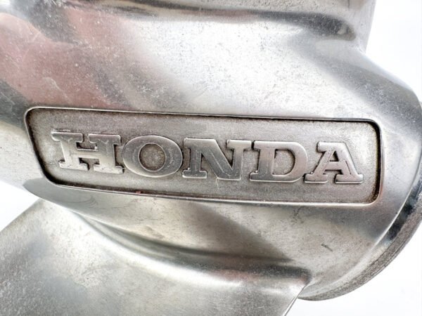 Honda 14 1/4 x 19P Stainless Steel Prop – 3 Blade OEM 58233-ZY3-B19H